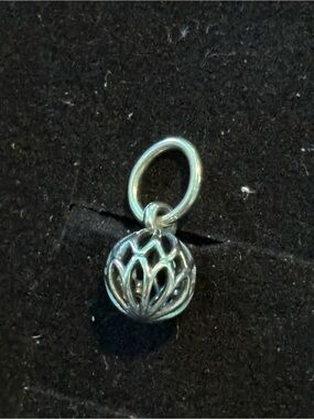Pandora Silver Filigree Ball Charm